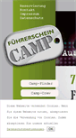 Mobile Screenshot of fuehrerscheincamp.de